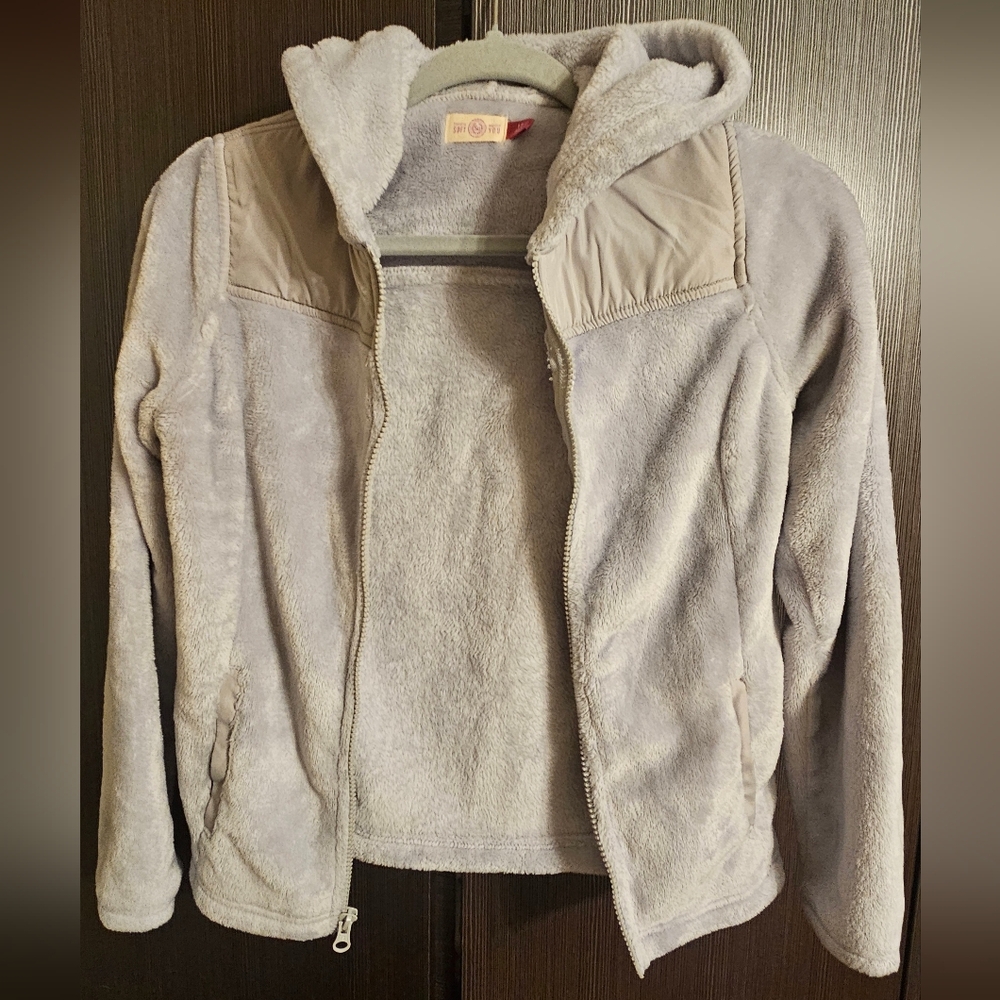 SO SOFT YOU- Kids Plush Fleece Jacket - Soft LILAC